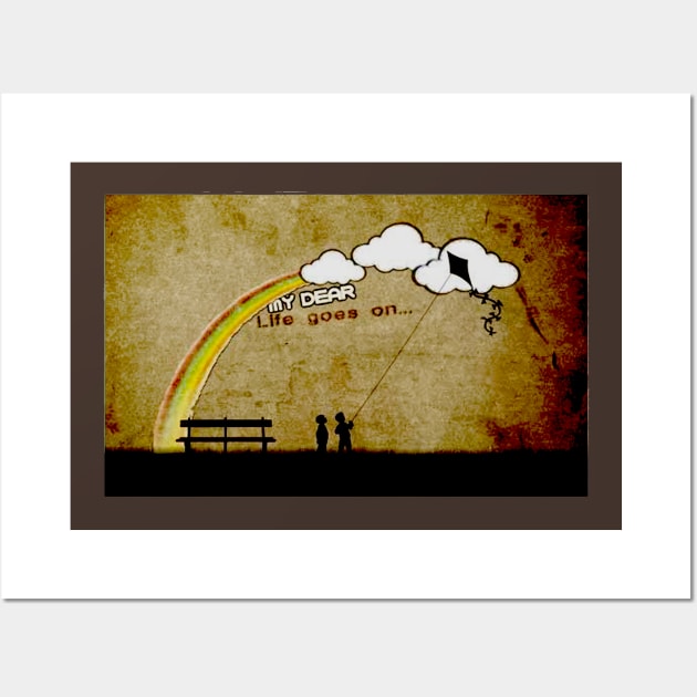 my dear life goes on Wall Art by Aleey